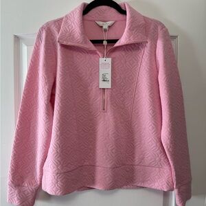 Lilly Pulitzer Pink Quilted Pullover